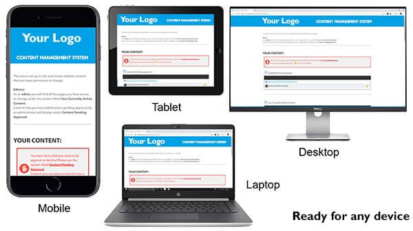 We offer a unique branded customized CMS